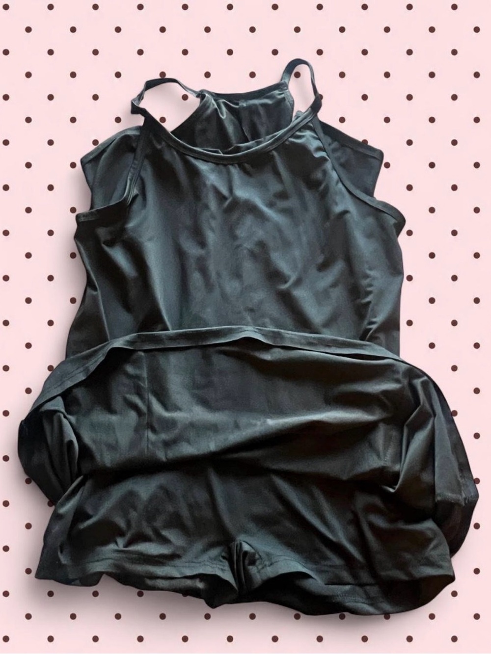 active wear dress with built in shorts